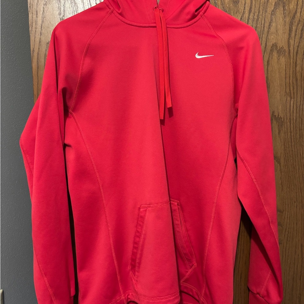 Nike Red Therma-Fit Pullover Hoodie